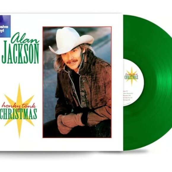 Alan Jackson Honky Tonk Christmas LP ~ Exclusive Colored Vinyl ~ New/Sealed! - Picture 1 of 2